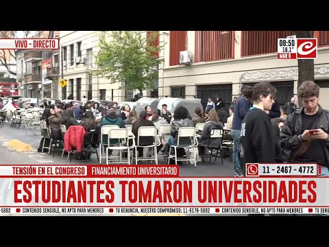 Ley de financiamiento universitario: estudiantes llevan adelante plan de lucha en contra del veto