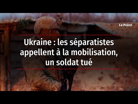 Ukraine : les séparatistes appellent à la mobilisation, un soldat tué