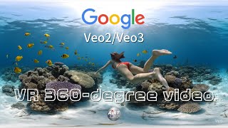【Google Veo3】VR 360-degree movie #aivideo #aimovie #vr #360video