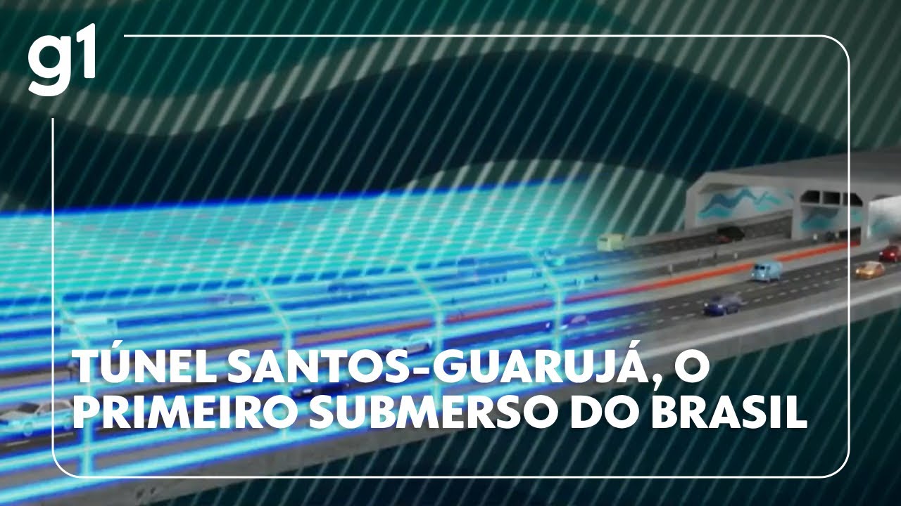 Leilão do túnel Santos-Guarujá, o primeiro submerso do Brasil, acontece nesta sexta-feira