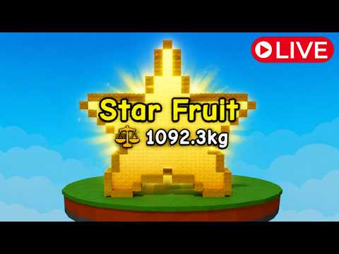 Getting the BIGGEST STAR FRUIT + HUGE GIVEAWAYS in Grow a Garden 2 Roblox
