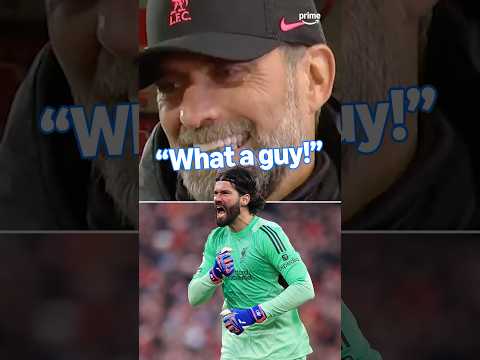 When Klopp said THIS about Alisson 😂😂😂 #klopp #alisson #liverpool #ynwa #lfc #anfield #premierleague