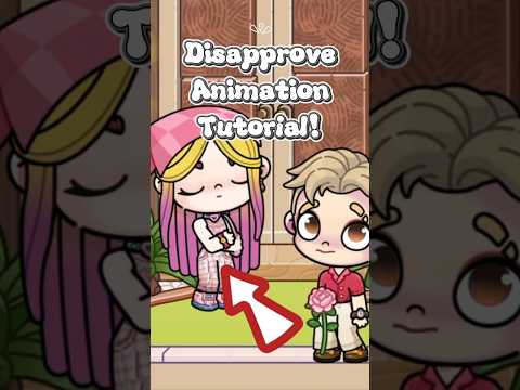 DISAPPROVE Animation Tutorial 😳 #avatarworld #avatarworldhacks