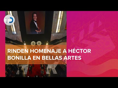 Rinden homenaje póstumo a Héctor Bonilla en Palacio de de Bellas Artes