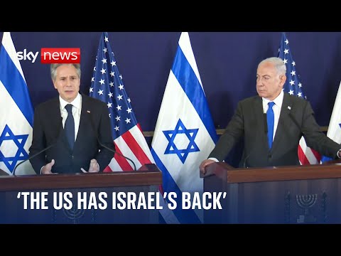 Israel-Hamas war: 'The United States has Israel's back', says US Secretary of State Antony Blinken