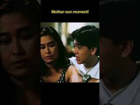 We love a touching mother-son moment!