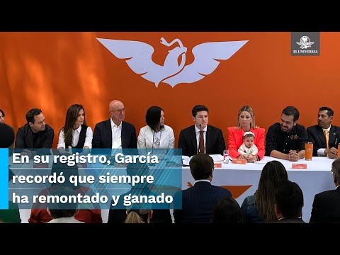 Samuel García se registra como aspirante a candidato presidencial por MC