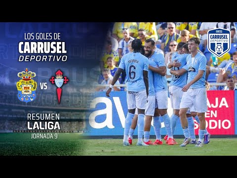 El Panda Borja Iglesias ahonda la crisis de Las Palmas | El gol del Las Palmas 0 - 1 Celta