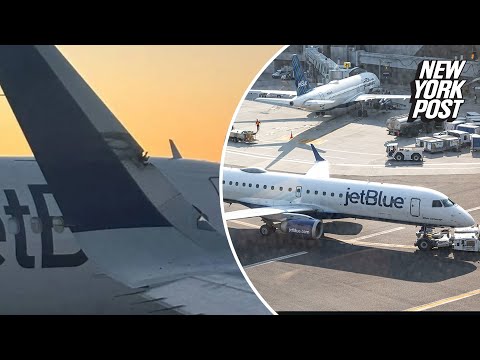 Two JetBlue planes collide on the ground at Boston airport