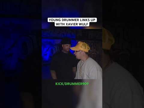 Young Drummer Links up with @X@XavierWulft His Sold Out Show