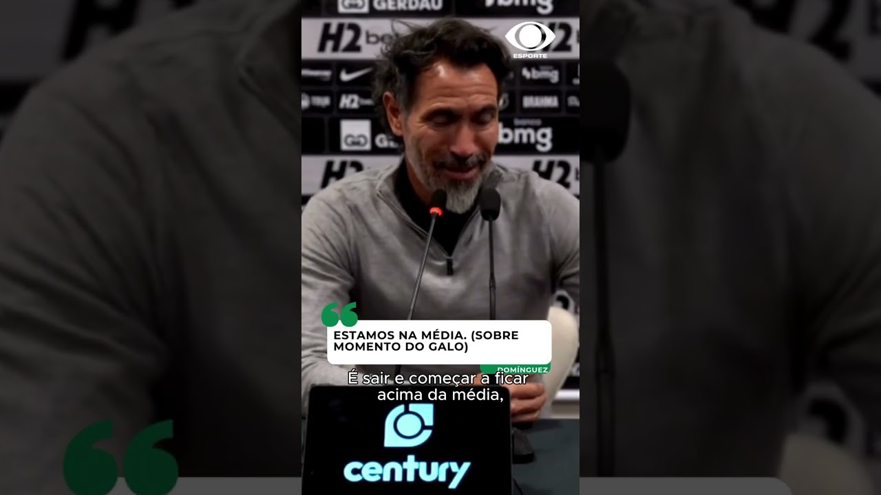 BÁSICO BEM FEITO? Domínguez falou sobre a situação atual do vasco