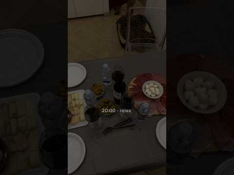 GIORNATA TIPO CON APERITIVO ITALIANO 🇮🇹 #shorts