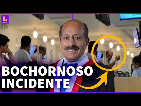 Congresista Héctor Valer protagoniza bochornoso incidente en clínica