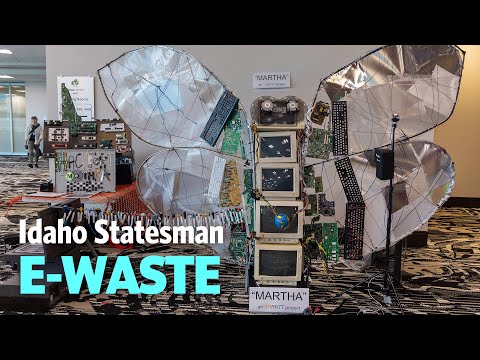E-Waste Art Draws Attention To Need To Recycle Electronics