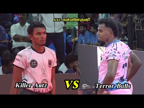 QLFR 2 - Killer Antz vs Terror Bulls - KKL KANYAKUMARI Moolachel kabaddi 2025 - VINO MEDIA
