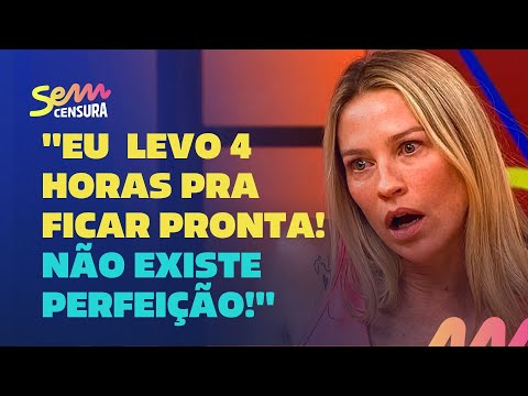 Sem Censura | Luana Piovani faz desabafo sobre a pressão da sociedade pele perfeição estética