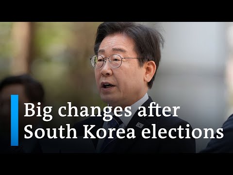 South Korea: Opposition party celebrates as polls show landslide victory | DW News