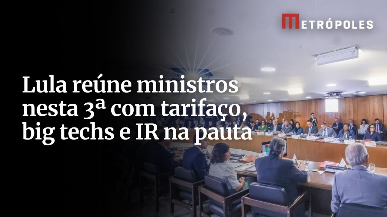 Lula reúne ministros nesta 3ª com tarifaço big techs e IR na pauta