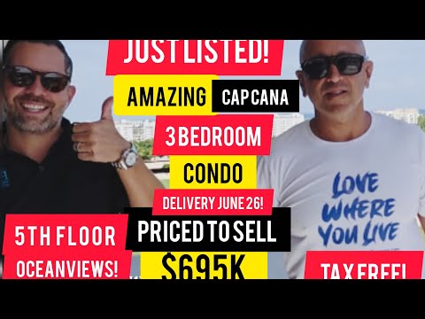 Dezenova Oceanview 3 Bed Condo | Tax Free | Delivery June 26 | Cap Cana by KASH