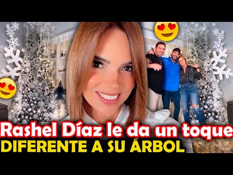 Rashel Díaz le da un TOQUE DIFERENTE a su ÁRBOL de Navidad y triunfa