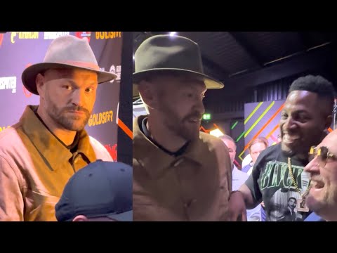 “GIVE HIM MY F*****G TICKET” Tyson Fury TURNS UP AT USYK DUBOIS | MAYHEM WITH DEAN WHYTE