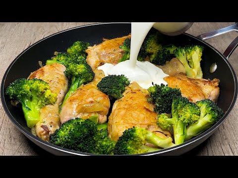 I have never had such delicious chicken and broccoli! Easy recipe for dinner!