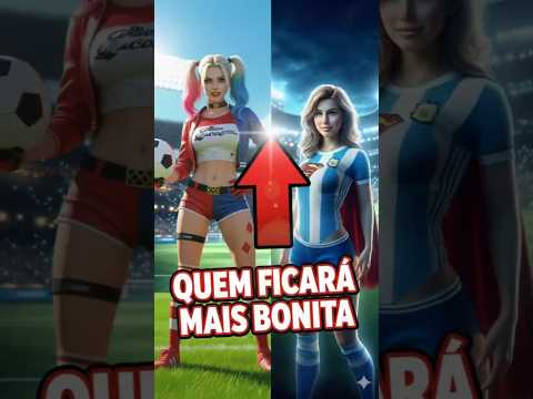 🔥QUAL DELAS É A MAIS BONITA USANDO AS CAMISAS #supergirl #marvel #avengers