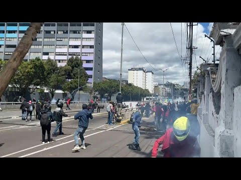 Equateur: affrontements entre manifestants et forces de police | AFP Images