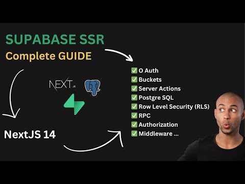 Next.js / Supabase: CRUD, Authentication, RPC, Database, Functions, Buckets, Server Actions