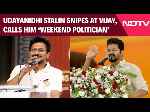 DMK Vs TVK | Udayanidhi Stalin Snipes At Vijay, Calls Him ‘Weekend Politician’