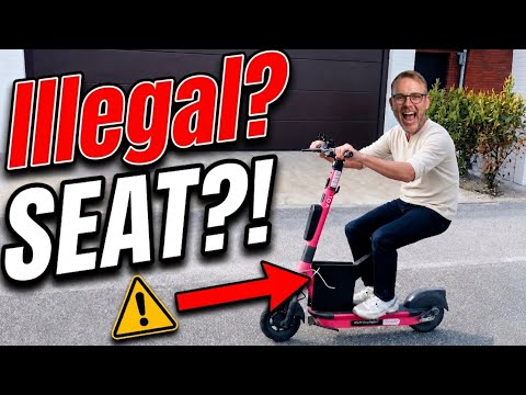 I Added a Seat to a Rental E-Scooter… Illegal?!