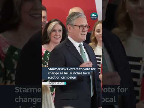 Prime Minister Kier Starmer launches Labour's local election campaign. | ITV News