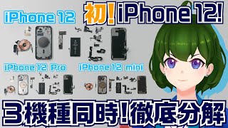 【分解動画】初！iPhone 12！Pro！ mini！3機種同時徹底分解