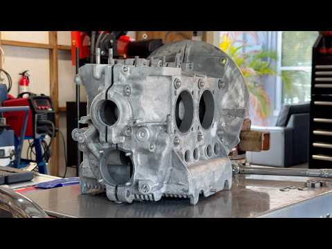 VW Beetle Type 1 Engine Build | Soda Blasting Case | Bore Measuring & More