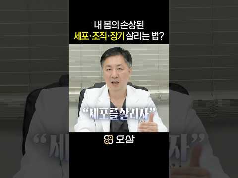 내 몸의 손상된 세포·조직·장기 <strong>살리는</strong> 법?