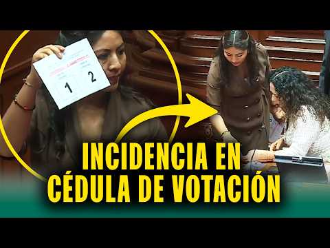 Diputada de Juntos por el Perú notificó incidencia en su cédula de votación