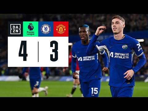 Chelsea vs Manchester United (4-3) | Resumen y goles | Highlights Premier League