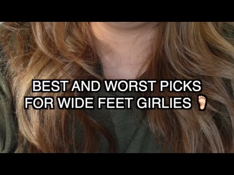 BEST AND WORST SHOES FOR WIDE FEET 🦶 | HelenOnFleek