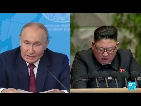 Vladimir Putin llegó a Corea del Norte para concretar las relaciones entre ambos países • FRANCE 24