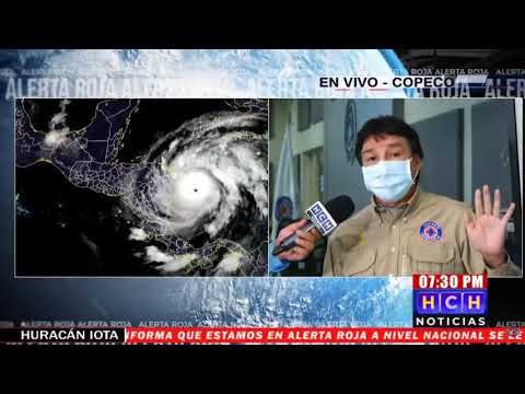 COPECO pronostica que #IOTA llegaría a Honduras como Tormenta Tropical
