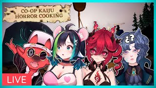 【Co-op Kaiju Horror Cooking】 Tengo miello | ft. R3mu, Yosius, Taketsu