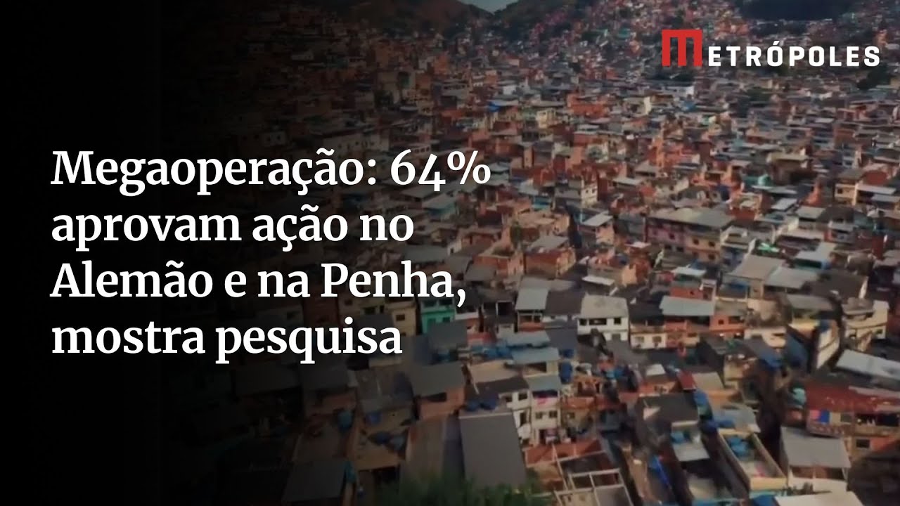 GenialQuaest 64 aprovam operação nos complexos do Alemão e da Penha