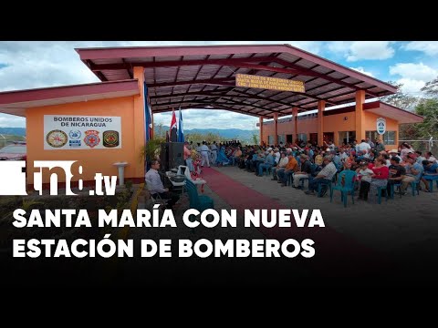 Santa María de Pantasma ya cuenta con una estación de bomberos - Nicaragua
