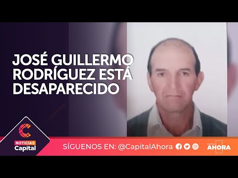 Familia busca a José Guillermo Rodríguez