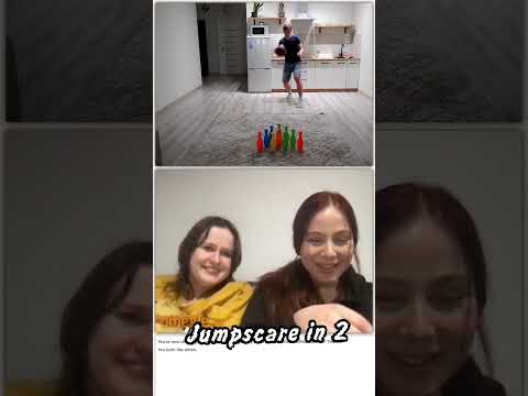 Bowling ball hits camera ON OMEGLE #shorts