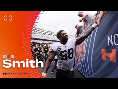 Roquan Smith on win vs. Texans: 'I'm always hungry to get better' | Chicago Bears video clip