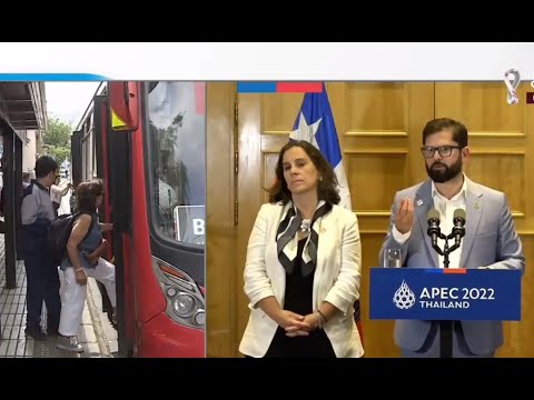 Pdte. Boric anunció alza en las tarifas del transporte público y Metro. Tu Día, 2022