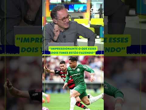REDAÇÃO DESTACA AS PONTUAÇÕES DE PALMEIRAS E FLAMENGO NO BRASILEIRÃO | #shorts | sportv