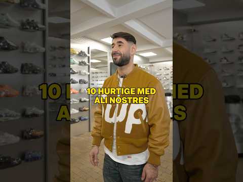 10 hurtige med Ali Nostres - Årets første Sneaker Shopping gæst
