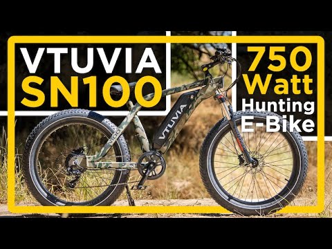 Vtuvia SN100 review: ,679 Fat Tire, Hydraulic Brakes, Integrated Headlight Electric Bike